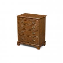 Maitland-Smith 89-0806 - Jockey Chest, Walnut, Brass Handles, 24"W 89-0806