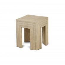 Maitland-Smith 89-1006 - Abaca End Table, Natural, 22"W 89-1006