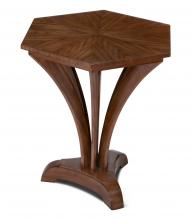 Maitland-Smith 89-1013 - Pointe Accent Table, Walnut , 26"W 89-1013