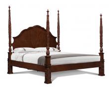 Maitland-Smith 89-1302 - Cecil Four-Poster Bed, King, Mahogany , 85.5"W 89-1302