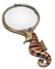 Maitland-Smith 89-1601 - Seahorse Magnifying Glass, Brass, 0.63"W 89-1601