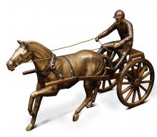 Maitland-Smith 89-1814 - Racing Buggy Sculpture, Brass, 6"W 89-1814