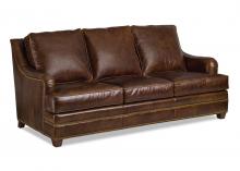 Maitland-Smith RA1185-3-DEL-BAR - Reynolds Sofa, Del Rio Bark Brown Leather, 83"W RA1185-3-DEL-BAR