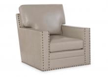 Maitland-Smith RA2273-S-QUA-TAU - Grantham Accent Chair, Beige Leather, 38"H RA2273-S-QUA-TAU