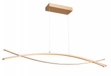 Abra Lighting 10016PN-GLD-Wishbone - Crossed Frame Pendant