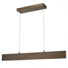 Abra Lighting 10096PN-BB-Slim - 47" Cable Suspended LED Pendant with Up-Down Light