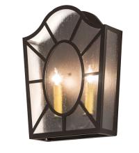 Meyda Green 243685 - 12" Wide Austin 2 Light Wall Sconce