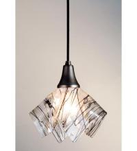 Meyda Black 10028 - 8" Wide Metro Fusion Branches Mini Pendant