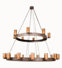 Meyda Black 100641 - 165"W Chappell 24 LT Two Tier Chandelier