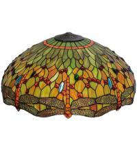 Meyda Black 10386 - 22" Wide Tiffany Hanginghead Dragonfly Shade