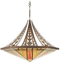 Meyda Black 103993 - 60"W North Sonoma Inverted Pendant