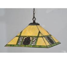 Meyda Black 106491 - 25" Wide Pinecone Ridge Pendant