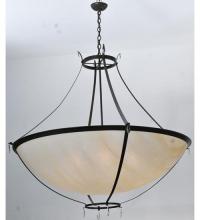 Meyda Black 106637 - 52"W Modesto Inverted Pendant