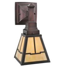 Meyda Black 107065 - 8.75" Wide Valley View Mission Wall Sconce