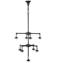 Meyda Black 107193 - 42" Wide Fulton Prime 9 Light Chandelier