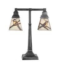 Meyda Black 107400 - 19.5"H Backyard Friends 2 LT Table Lamp