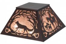 Meyda Black 109865 - 17"Sq Fox Hunt Shade