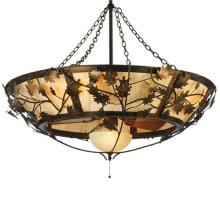 Meyda Black 110043 - 50"W Oak Branch Chandel-Air