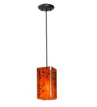 Meyda Black 111290 - 5"Sq Metro Magma Quadrato Mini Pendant