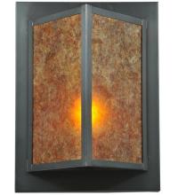 Meyda Black 111710 - 11"W Wedge Wall Sconce