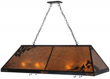 Meyda Black 113443 - 52" Long Ivy Oblong Pendant