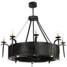 Meyda Black 114422 - 52"W Costello Chandel-Air