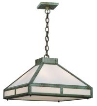 Meyda Black 114840 - 18"Sq Whitewing Prime Pendant