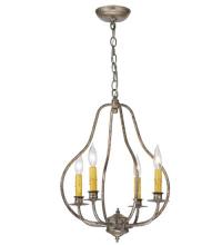 Meyda Black 115225 - 15"W Epare 4 LT Pendant