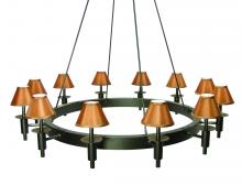 Meyda Black 115238 - 60" Wide Calais 12 Light Chandelier