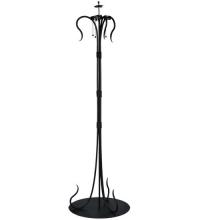 Meyda Black 115470 - 65"H WROUGHT IRON SERPENTINE FLOORBASE HARDWARE