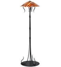 Meyda Black 115471 - 65"H Marina Fused Glass Floor Lamp