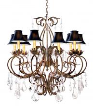 Meyda Black 115585 - 42" Wide Felicia 10 Light Chandelier