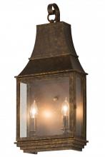 Meyda Black 115726 - 10"W Bastille Lantern Wall Sconce