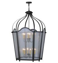 Meyda Black 115728 - 42"W Citadel 12 LT Pendant