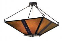 Meyda Black 115788 - 30" Square Zandra Inverted Pendant