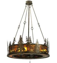 Meyda Black 115859 - 44"W Tall Pines Chandel-Air