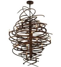 Meyda Black 116006 - 36" Wide Cyclone 18 LT Chandelier