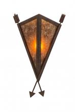 Meyda Black 116062 - 12"W Desert Arrow Wall Sconce