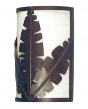 Meyda Black 116200 - 8" Wide Tiki Wall Sconce