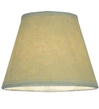 Meyda Black 116558 - 5"W X 4"H Aged Celadon Beige Parchment Shade