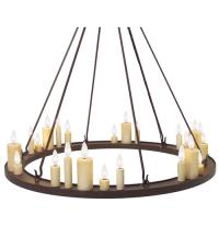 Meyda Black 116741 - 49" Wide Deina 24 Light Chandelier