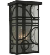 Meyda Black 116773 - 9" Wide Revival Deco Wall Sconce