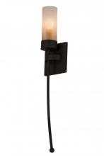 Meyda Black 116786 - 6"W Bechar Wall Sconce