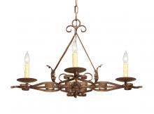 Meyda Black 116869 - 42" Long Elianna 12 LT Chandelier