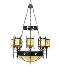 Meyda Black 117035 - 48" Wide Sabrina 8 Light Chandelier