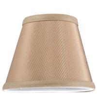 Meyda Black 117279 - 5"W X 4"H Faille Taupe Shade