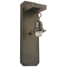 Meyda Black 117286 - 5"W Craftsman Brown 1 LT Wall Sconce