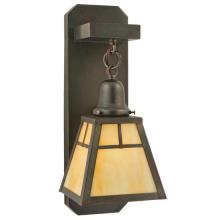 Meyda Black 117287 - 6"W "T" Mission Hanging Wall Sconce