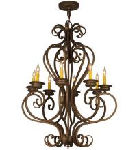 Meyda Black 117683 - 28"W Fernando 8 LT Chandelier