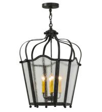 Meyda Black 117836 - 22"W Citadel 4 Light Pendant